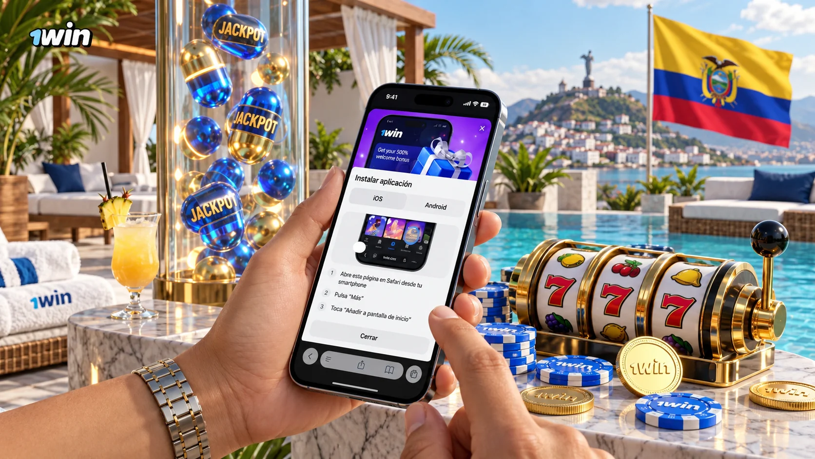 1Win Casino desde el móvil: instalación en iPhone y Android